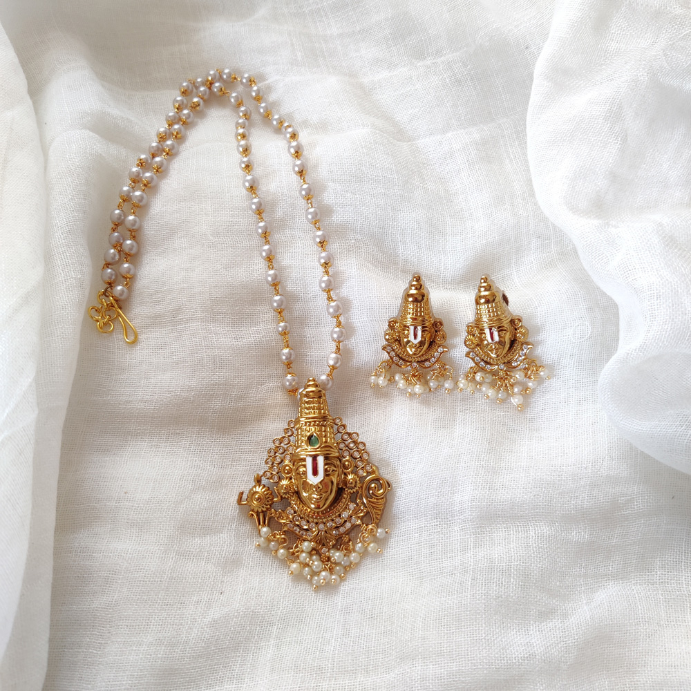 Divine Lord Tirupati Balaji  Pendant With Chain
